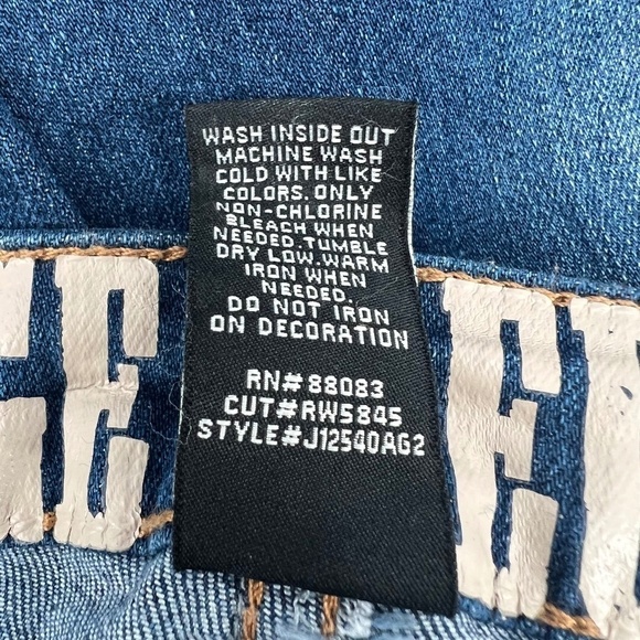 Rewash Vintage Reunion Skinny Distressed Jeans Size 5 (27) Women’s - Picture 8 of 8